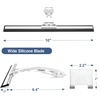 AmazerBath Squeegee for Shower Glass Door, Shower Squeegee for Glass Doors – All-Purpose Squeegee with Hook for Shower Doors, Windows, Mirrors, Tiles and Car Glass, 12 Inches(Clear)