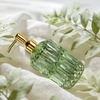 AmazerBath Soap Dispenser, 2 Pack Green Glass Soap Dispenser with Pump Stainless Steel, 14.2OZ Luxury Gold Hand Soap Bottles Bathroom Kitchen(Green & Gold – 1 Pack)