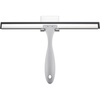 AmazerBath Squeegee for Shower Glass Door, Shower Squeegee for Glass Doors – All-Purpose Squeegee with Hook for Shower Doors, Windows, Mirrors, Tiles and Car Glass, 12 Inches(Gray)